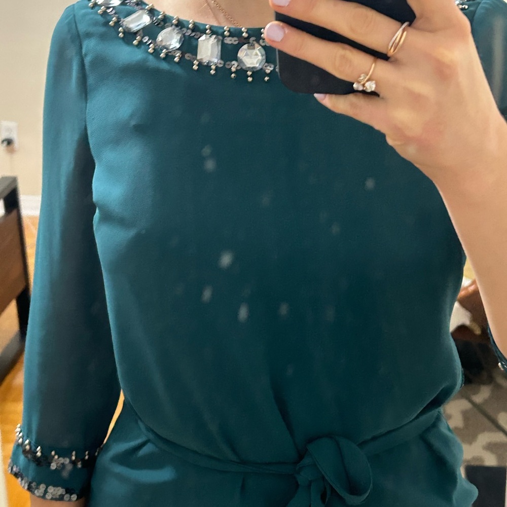 Chic turquoise dress - Picture 10 of 10